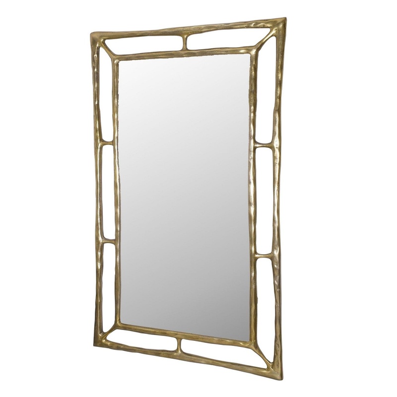 Felix Brass Rectangle Mirror