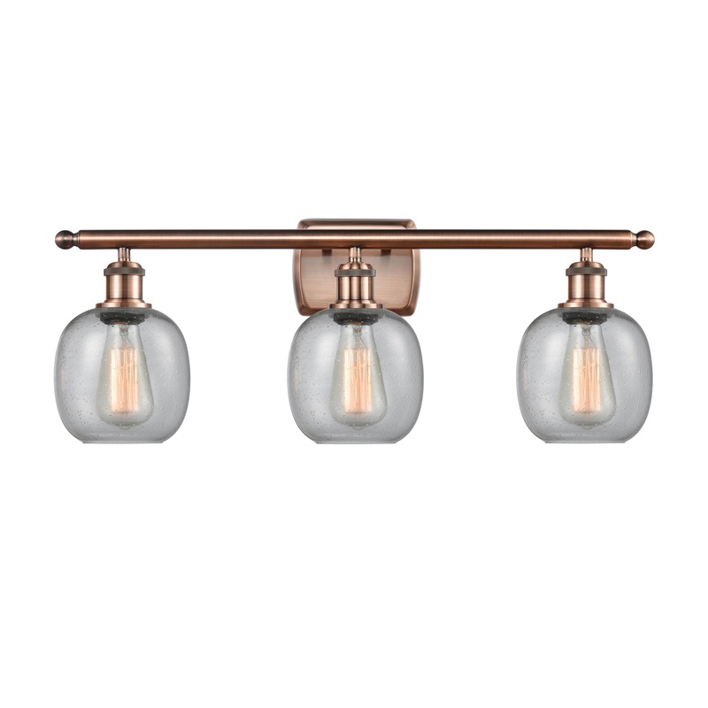 Innovations Lighting Belfast 3 Light Bath Vanity Light Part Of The Ballston Collection 516-3W-AC-G104