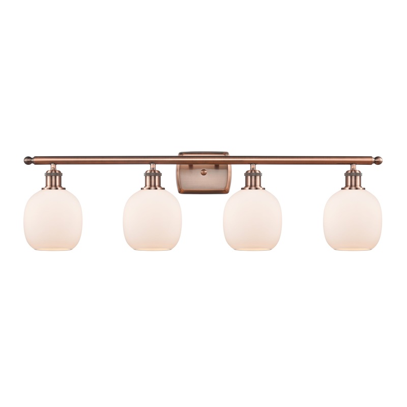 Innovations Lighting Belfast 4 Light Bath Vanity Light Part Of The Ballston Collection 516-4W-AC-G101-LED