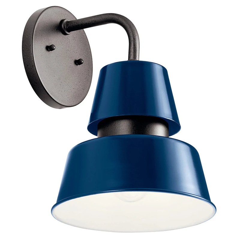 Kichler Lozano 13″ 1 Light Wall Light Catalina Blue 59002CBL
