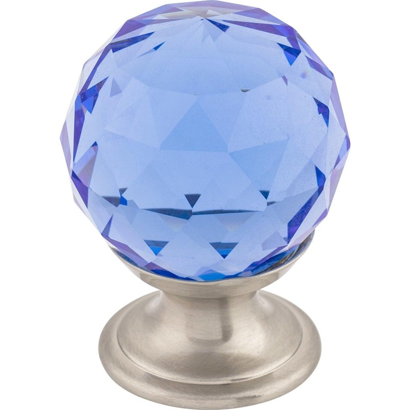 Blue Crystal Knob