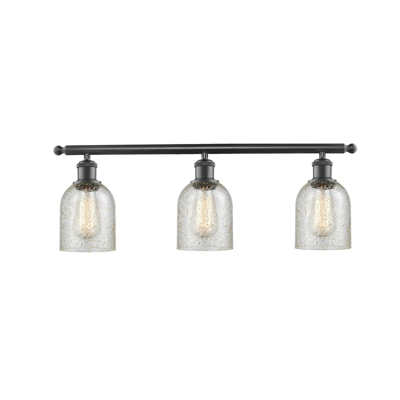 Innovations Lighting Caledonia 3 Light Bath Vanity Light Part Of The Ballston Collection 516-3W-BK-G259-LED