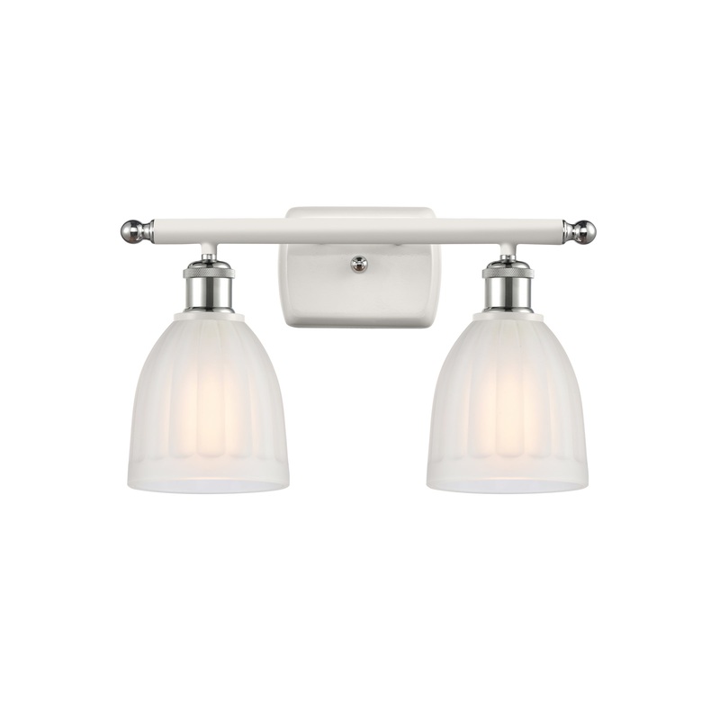 Innovations Lighting Brookfield 2 Light Bath Vanity Light Part Of The Ballston Collection 516-2W-WPC-G441