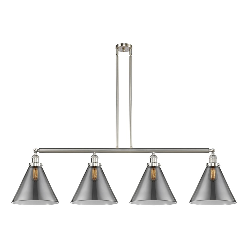 Innovations Lighting X-Large Cone 4 Light Island Light Part Of The Franklin Restoration Collection 214-SN-G43-L