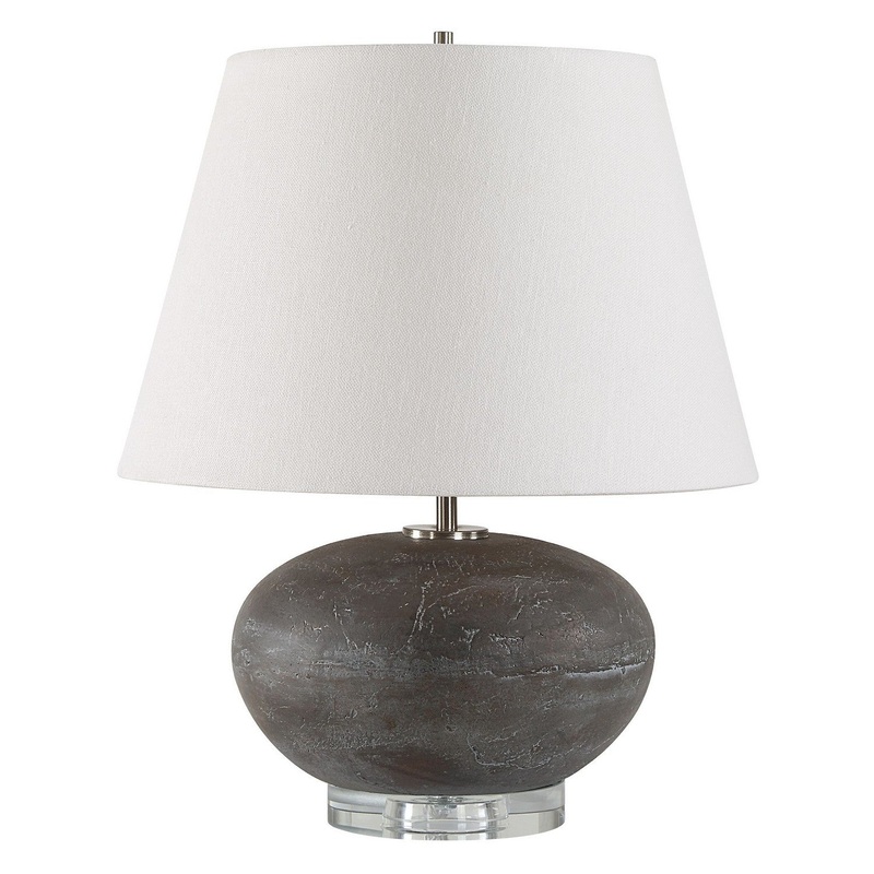 Beckley Gray Stone Table Lamp