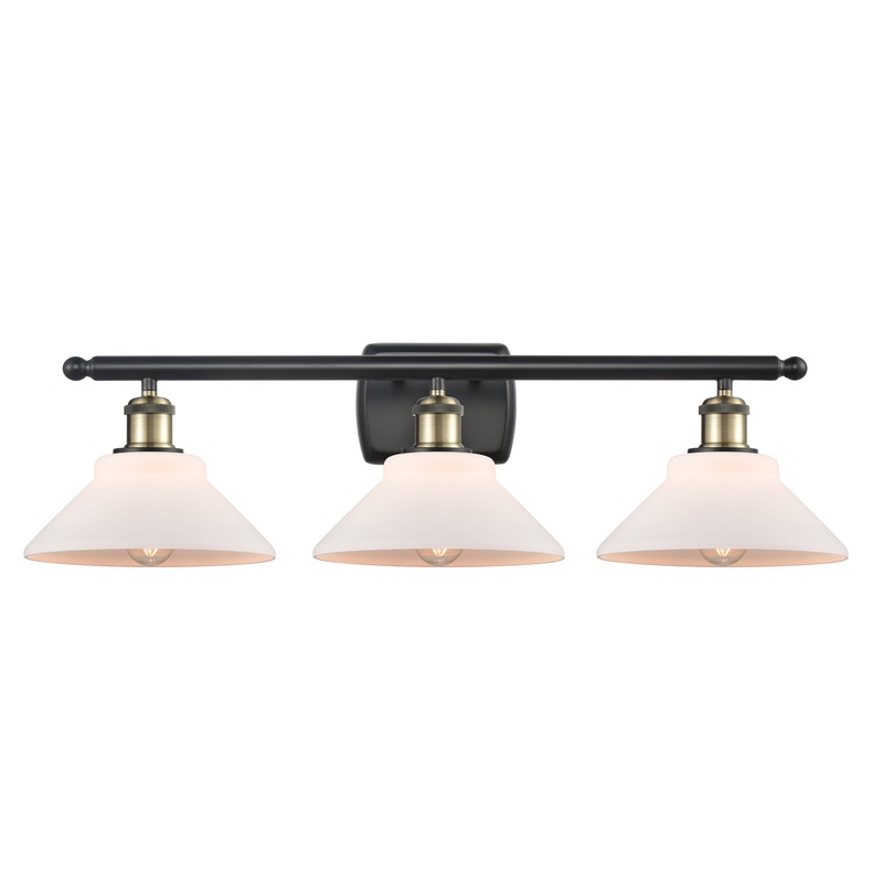 Innovations Lighting Orwell 3 Light Bath Vanity Light Part Of The Ballston Collection 516-3W-BAB-G131-LED