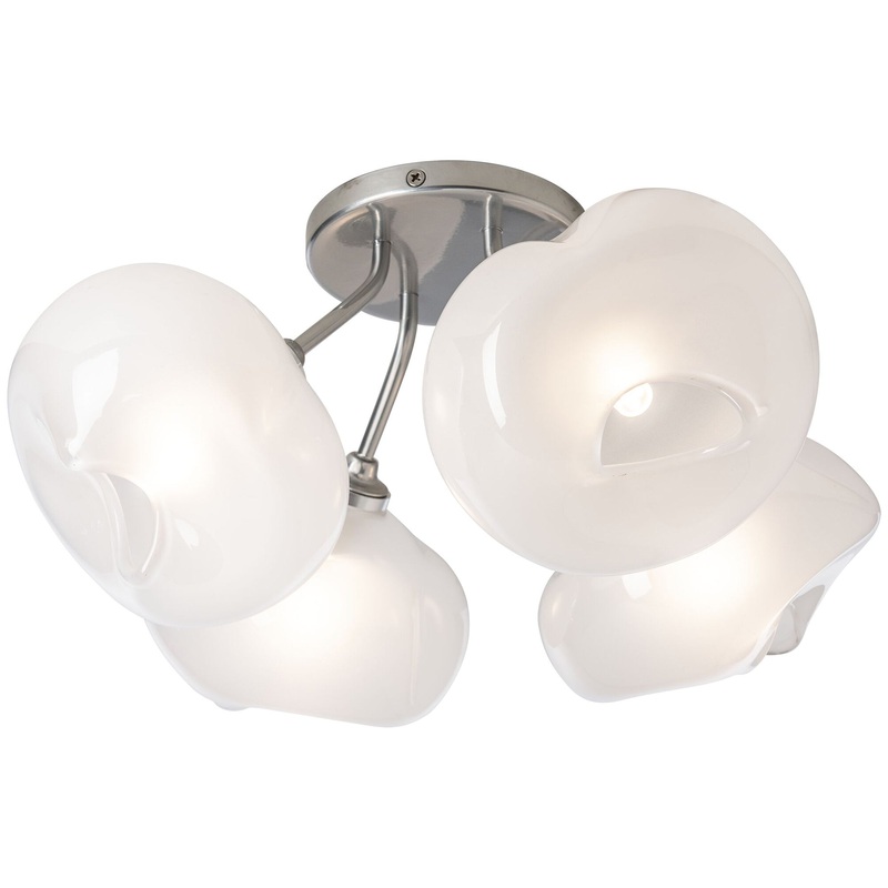 Ume Round Semi Flush Ceiling Light