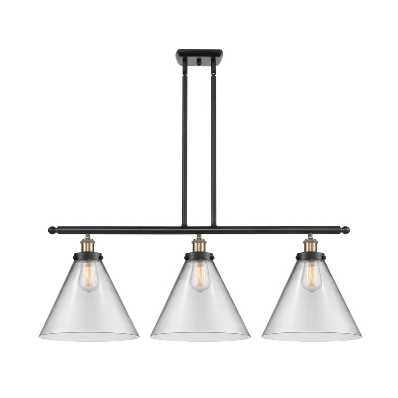 Innovations Lighting X-Large Cone 3 Light Island Light Part Of The Ballston Collection 916-3I-BAB-G42-L