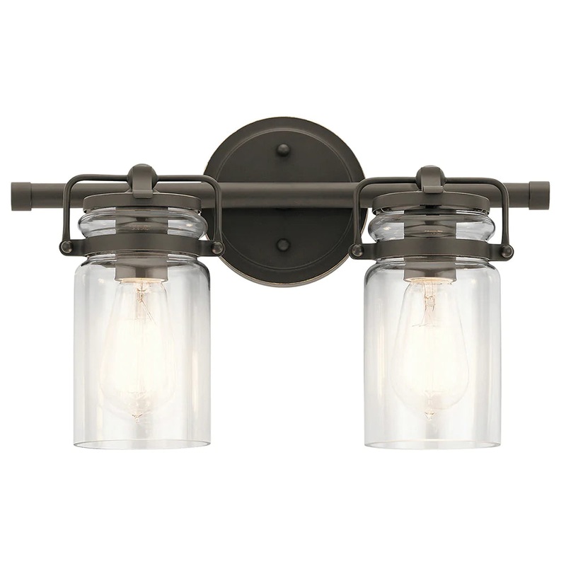 Kichler Brinley 2 Light Vanity Light Olde Bronze 45688OZ