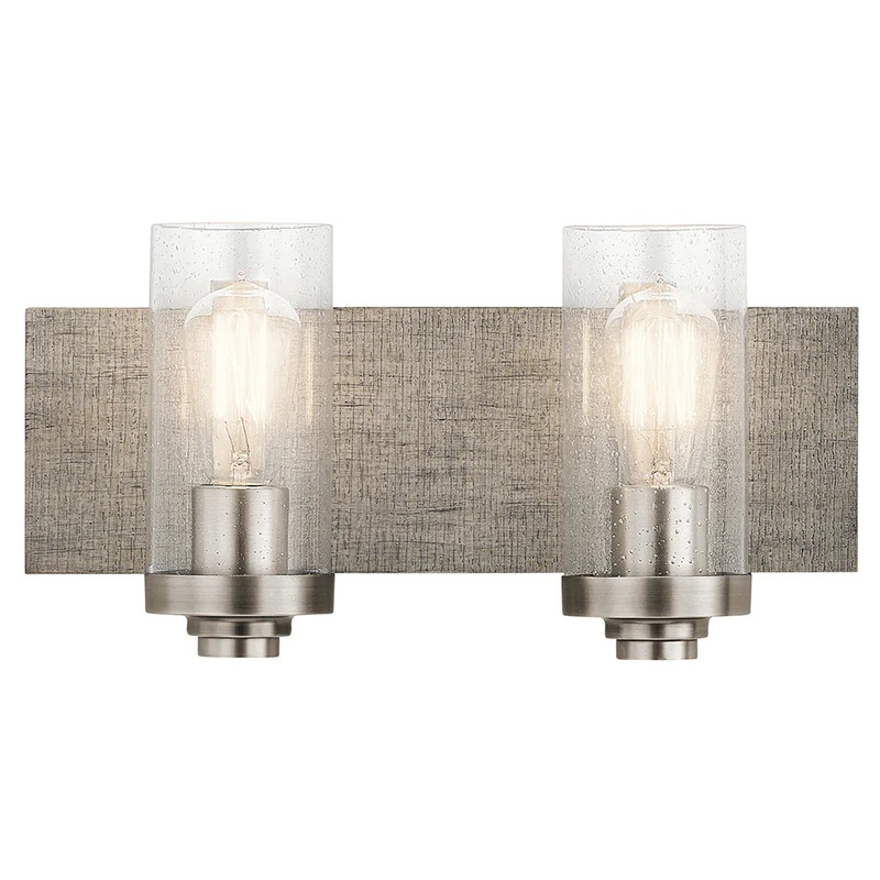 Kichler Dalwood 2 Light Vanity Light Classic Pewter 45927CLP