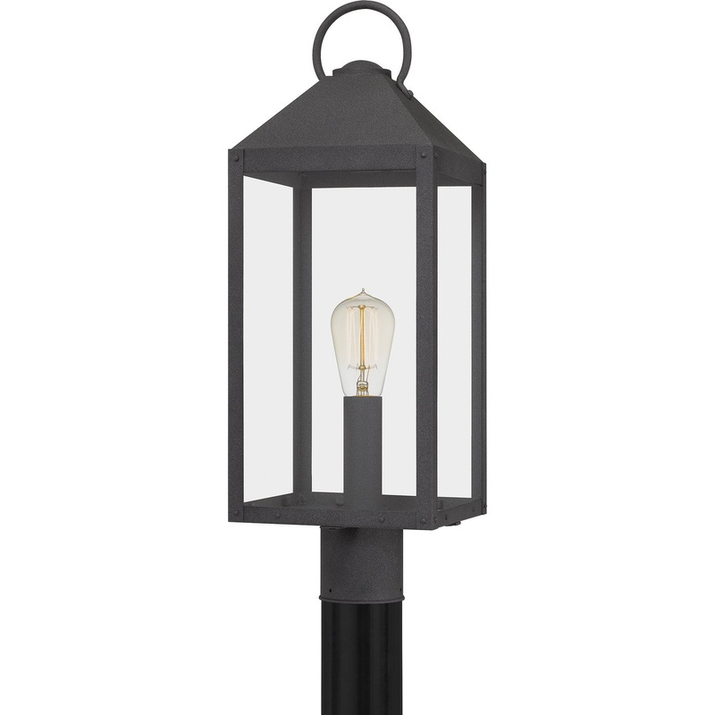 Thorpe Outdoor Post mount Lantern Lantern