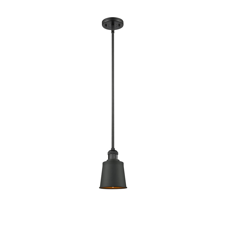 Innovations Lighting Addison 1 Light Mini Pendant Part Of The Franklin Restoration Collection 201S-BK-M9-BK-LED