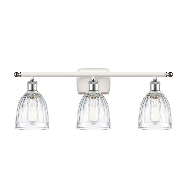 Innovations Lighting Brookfield 3 Light Bath Vanity Light Part Of The Ballston Collection 516-3W-WPC-G442-LED