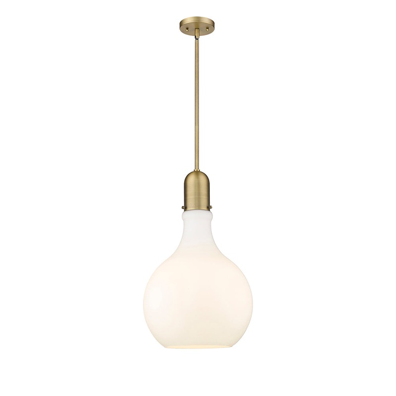 Innovations Lighting Amherst 1 Light 13.75″ Pendant 492-1S-BB-G581-14
