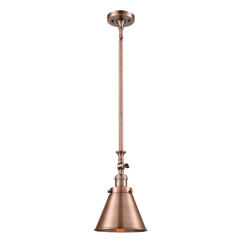 Innovations Lighting Appalachian 1 Light Mini Pendant Part Of The Franklin Restoration Collection 206-AC-M13-AC-LED