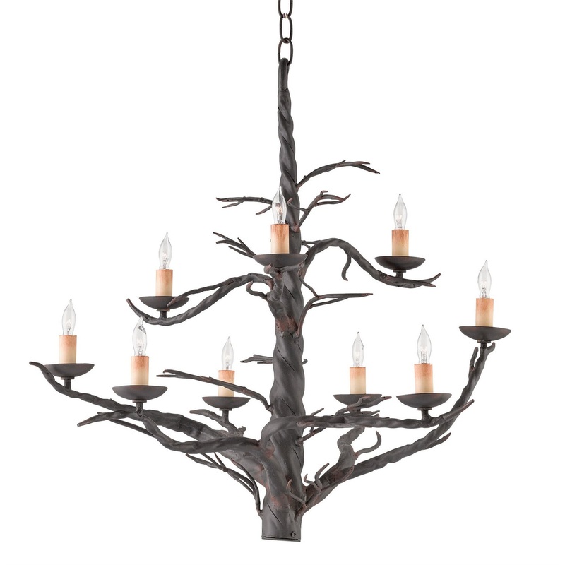 Treetop Iron Chandelier