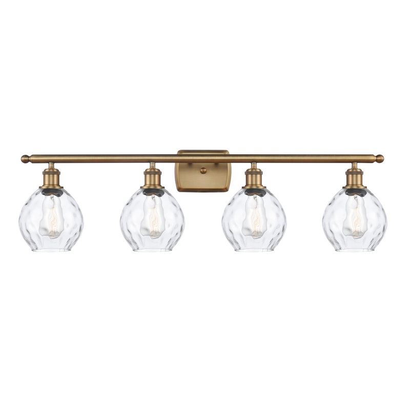 Innovations Lighting Small Waverly 4 Light Bath Vanity Light Part Of The Ballston Collection 516-4W-BB-G362-LED