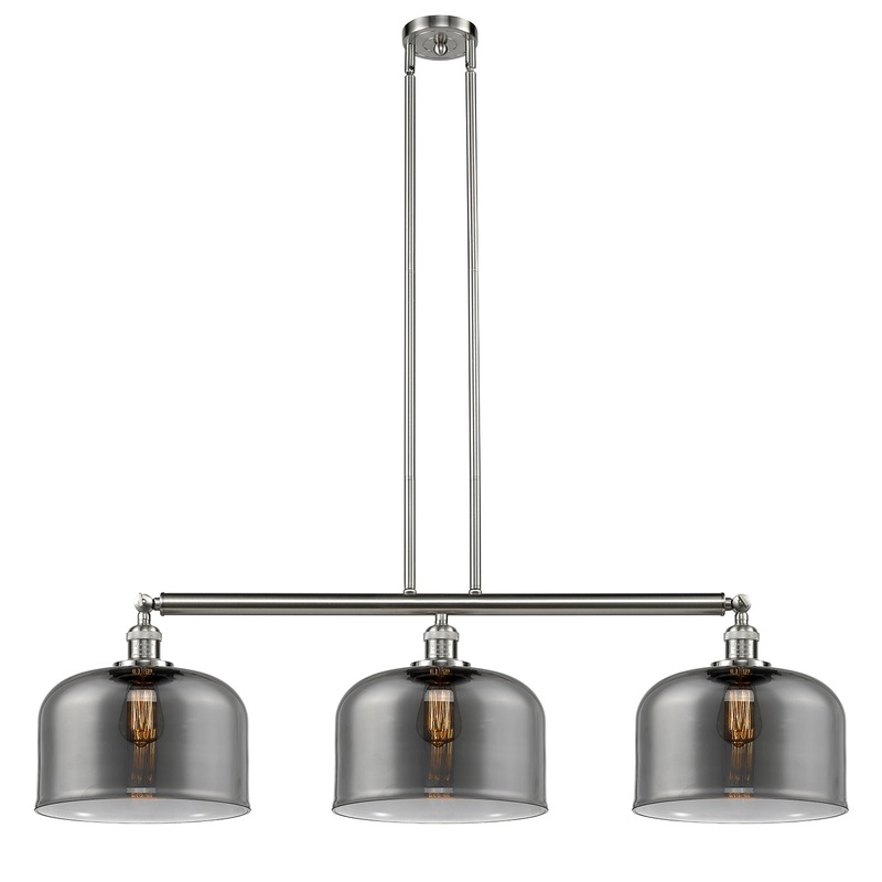 Innovations Lighting X-Large Bell 3 Light Island Light Part Of The Franklin Restoration Collection 213-SN-G73-L-LED