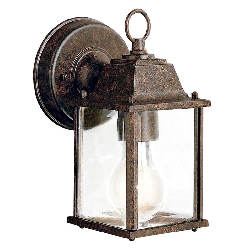 Kichler Barrie 8.5″ 1 Light Wall Light Tannery Bronze 9794TZ