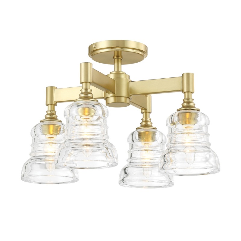 Gregory Multi Semi Flush Ceiling Light