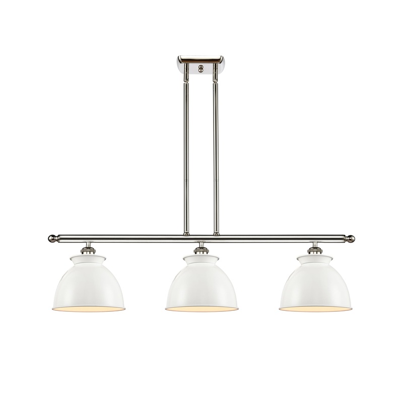 Innovations Lighting Adirondack 3 Light Island Light Part Of The Ballston Collection 516-3I-PN-M14-W-LED