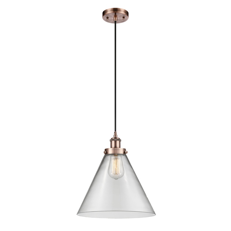 Innovations Lighting X-Large Cone 1 Light Mini Pendant Part Of The Ballston Collection 916-1P-AC-G42-L