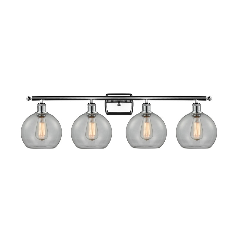 Innovations Lighting Athens 4 Light 36″ Bath Vanity Light 516-4W-PC-G122-8