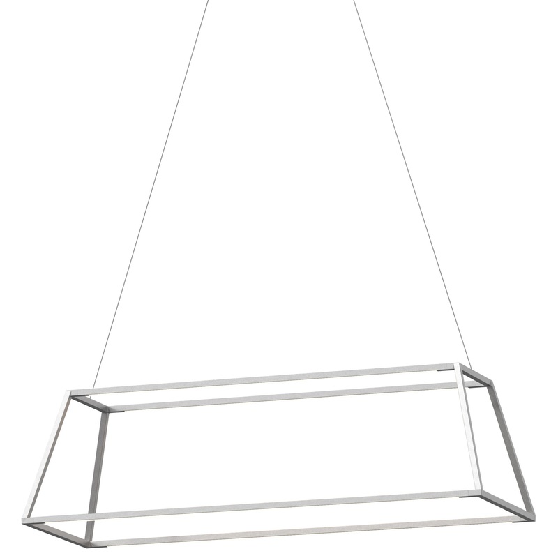 Z-Bar Rise Rectangle Pendant
