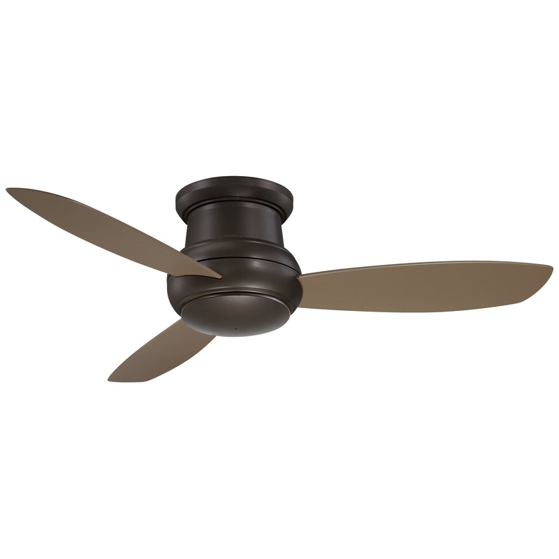Concept II Outdoor Hugger Ceiling Fan with Light