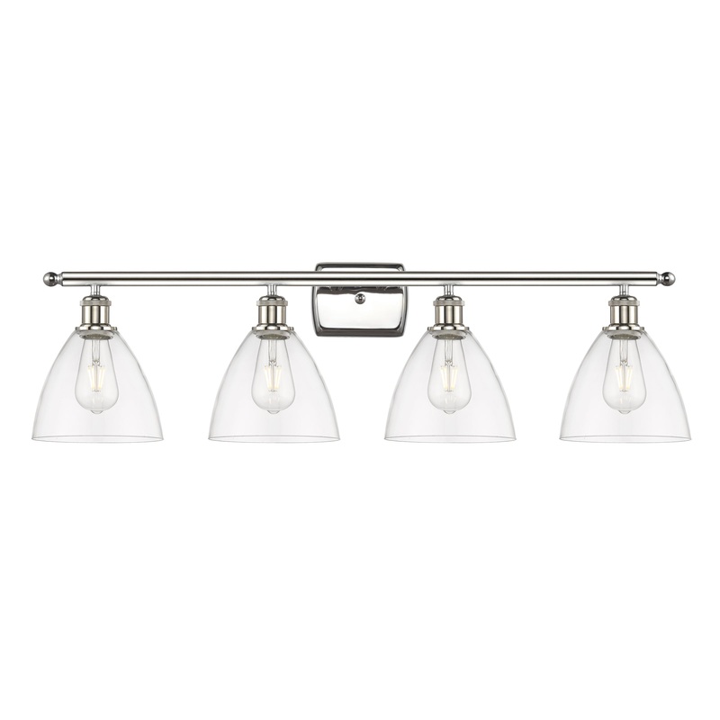 Innovations Lighting Ballston Dome 4 Light 38″ Bath Vanity Light 516-4W-PN-GBD-752