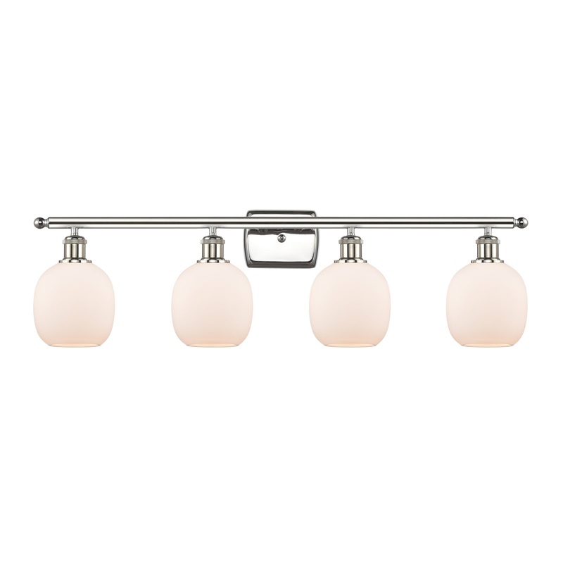 Innovations Lighting Belfast 4 Light Bath Vanity Light Part Of The Ballston Collection 516-4W-PN-G101