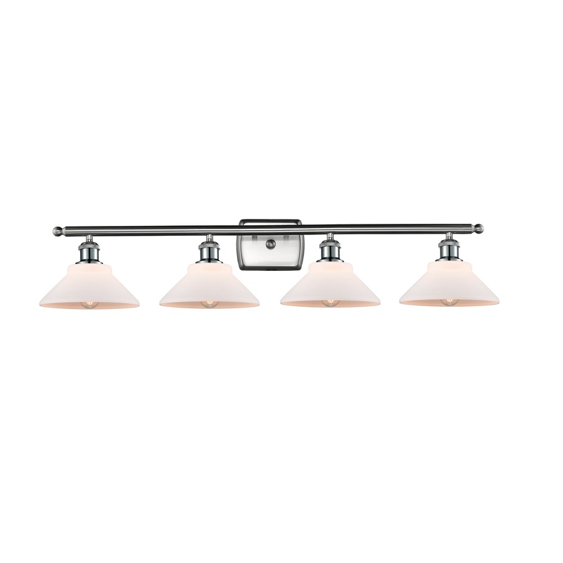 Innovations Lighting Orwell 4 Light Bath Vanity Light Part Of The Ballston Collection 516-4W-SN-G131