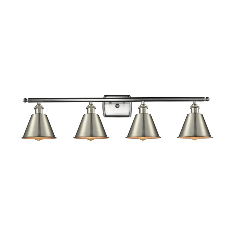 Innovations Lighting Smithfield 4 Light Bath Vanity Light Part Of The Ballston Collection 516-4W-SN-M8-LED