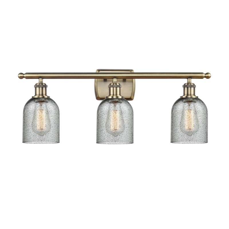 Innovations Lighting Caledonia 3 Light Bath Vanity Light Part Of The Ballston Collection 516-3W-AB-G257