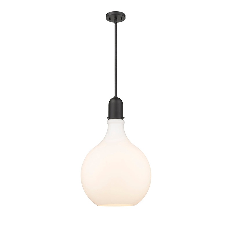 Innovations Lighting Amherst 1 Light 15.75″ Pendant 492-1S-BK-G581-16-LED