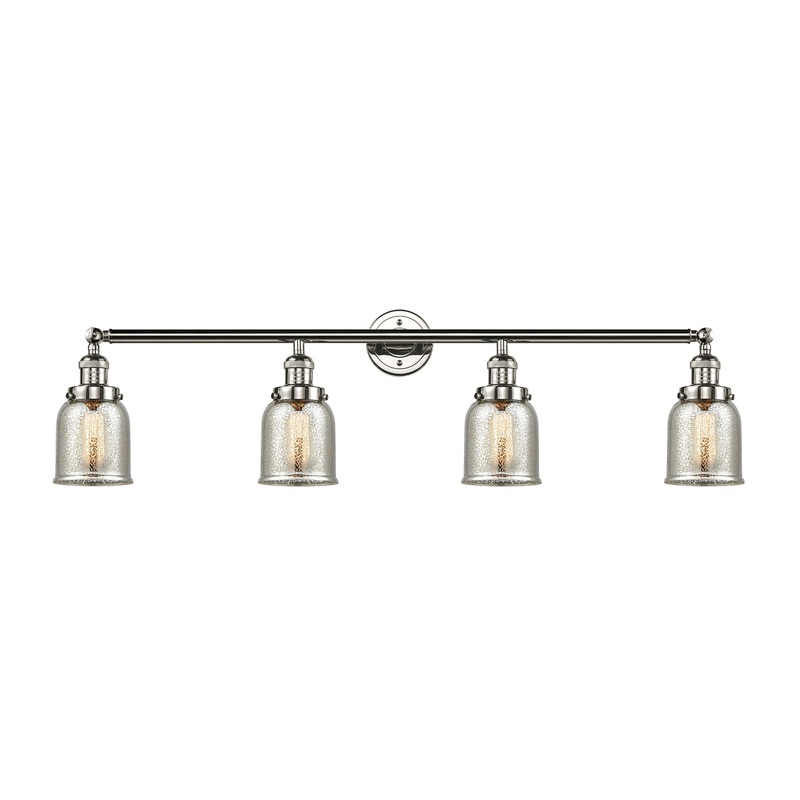 Innovations Lighting Small Bell 4 Light Bath Vanity Light Part Of The Franklin Restoration Collection 215-PN-G58