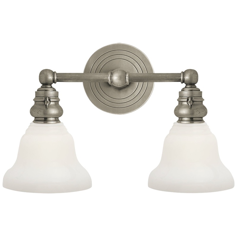 Boston Glass Functional Bathroom Vanity Light