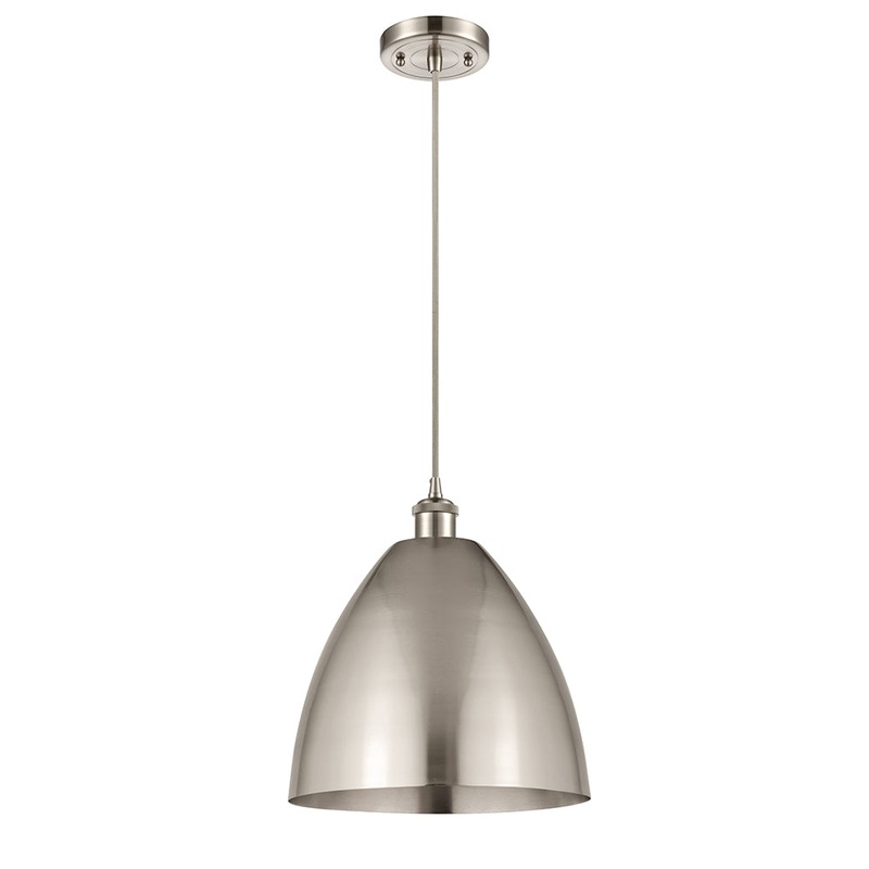 Innovations Lighting Ballston Dome 1 Light” Mini Pendant 516-1P-SN-MBD-12-SN