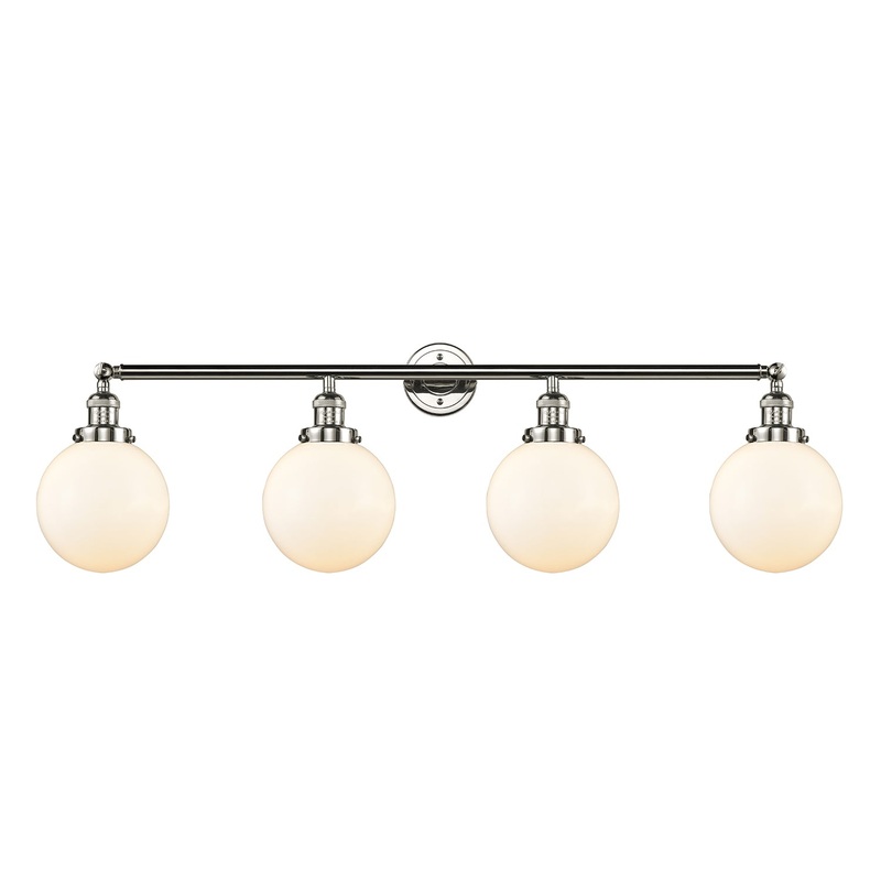 Innovations Lighting Beacon 4 Light 44″ Bath Vanity Light 215-PN-G201-8-LED