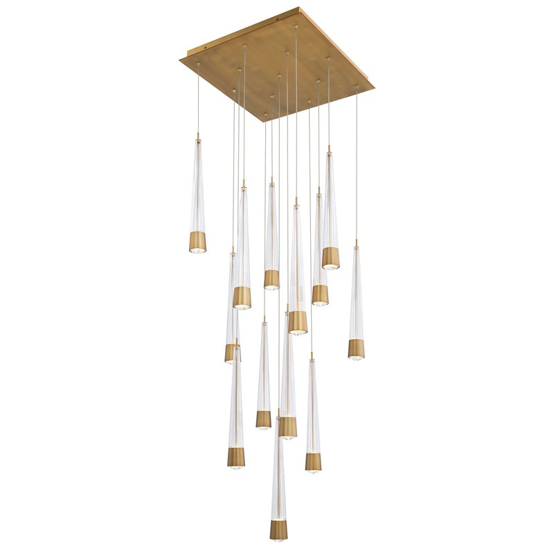 Quill Square Multi Light Pendant