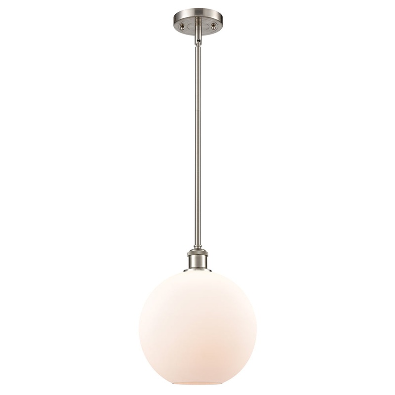 Innovations Lighting Athens 1 Light 10″ Mini Pendant 516-1S-SN-G121-10