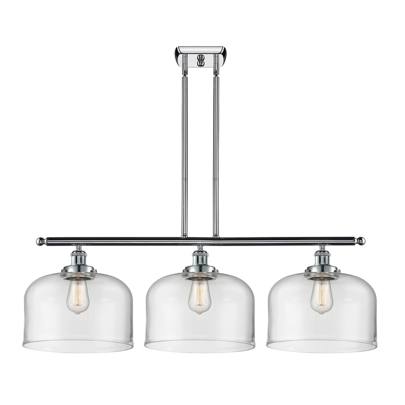 Innovations Lighting X-Large Bell 3 Light Island Light Part Of The Ballston Collection 916-3I-PC-G72-L-LED