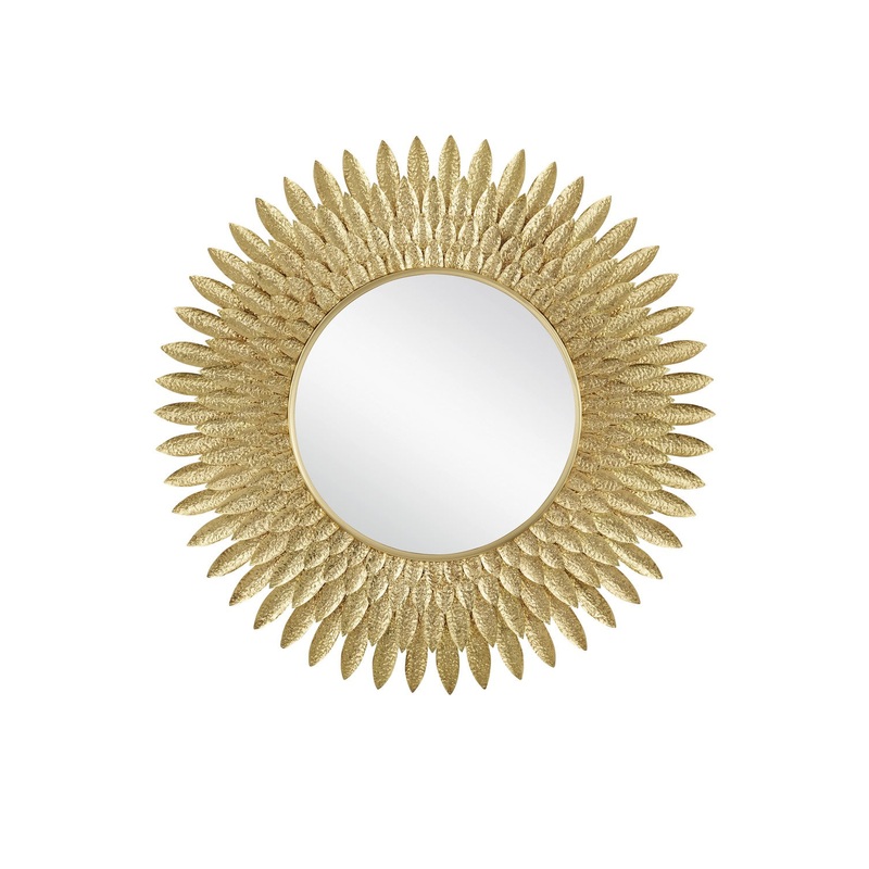 Plume Round Mirror