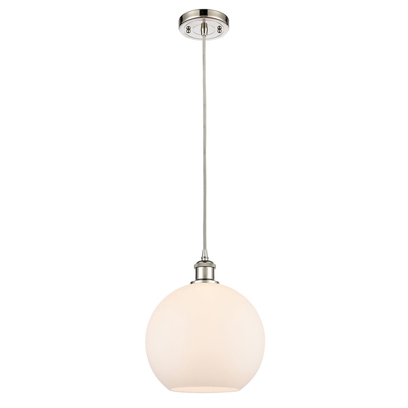 Innovations Lighting Athens 1 Light 10″ Mini Pendant 516-1P-PN-G121-10
