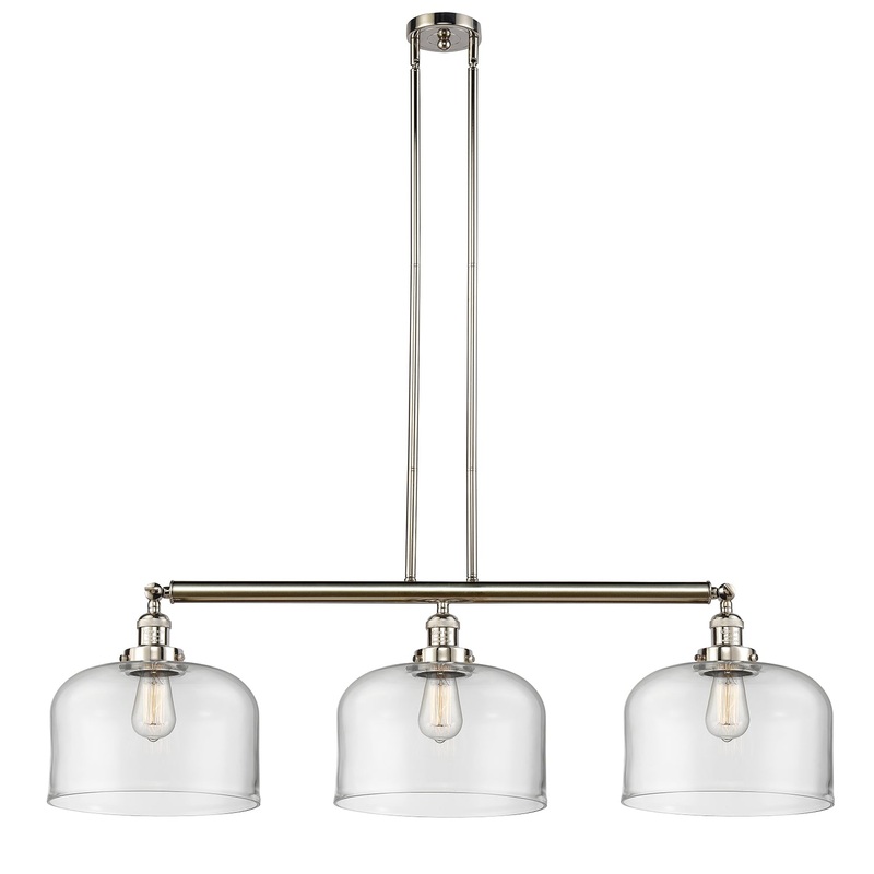 Innovations Lighting X-Large Bell 3 Light Island Light Part Of The Franklin Restoration Collection 213-PN-G72-L