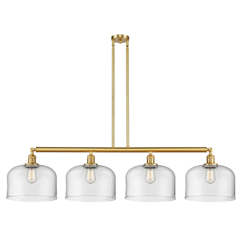Innovations Lighting X-Large Bell 4 Light Island Light Part Of The Franklin Restoration Collection 214-SG-G72-L-LED