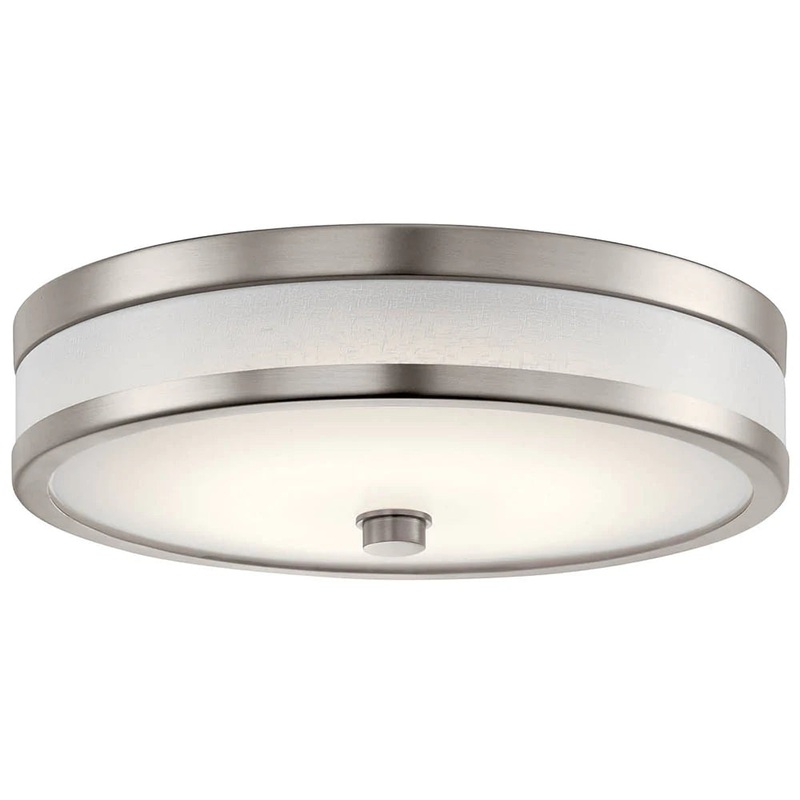Kichler Pira 12″ LED Flush Mount Champagne 11302CPLED