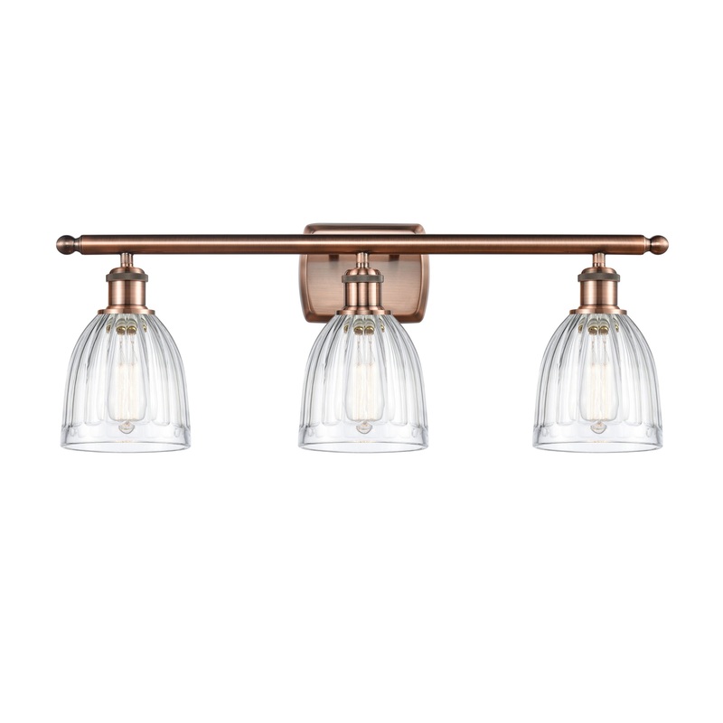 Innovations Lighting Brookfield 3 Light Bath Vanity Light Part Of The Ballston Collection 516-3W-AC-G442-LED