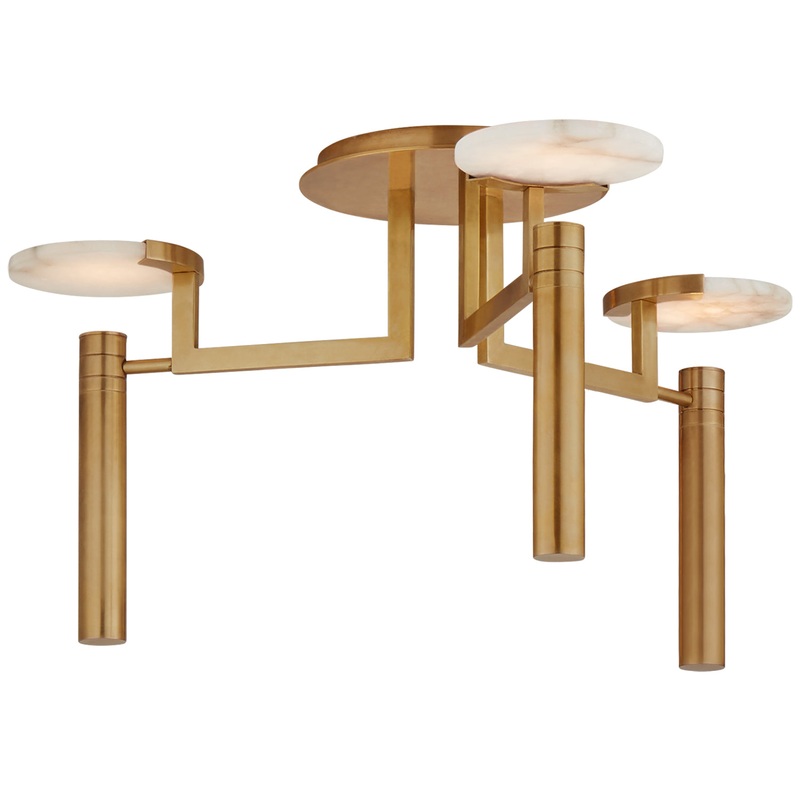 Melange Floating Disc Semi Flush Ceiling Light