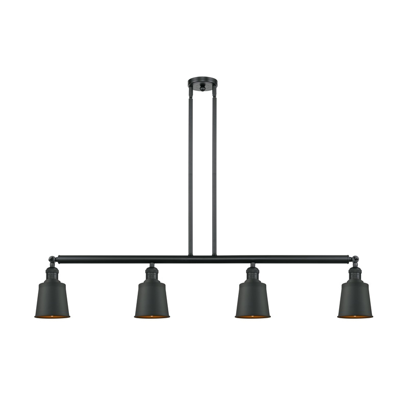 Innovations Lighting Addison 4 Light Island Light Part Of The Franklin Restoration Collection 214-BK-M9-BK